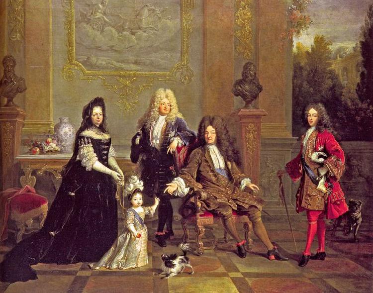 Nicolas de Largilliere Louis XIV and His Family Germany oil painting art